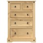 vidaXL Kommode Corona 80x43x114 cm Massivholz Kiefer vidaXL Kommode Corona 80x43x114 cm Massivholz Kiefer