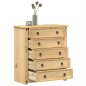vidaXL Kommode Corona 80x40x89 cm Massivholz Kiefer vidaXL Kommode Corona 80x40x89 cm Massivholz Kiefer