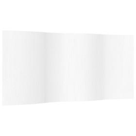 vidaXL Paravent Weiß 165x400 cm Bambus