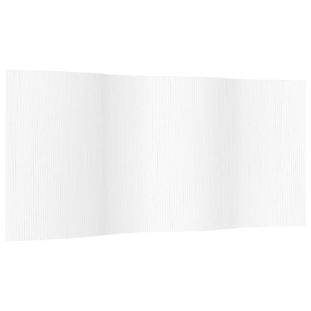 vidaXL Paravent Weiß 165x400 cm Bambus