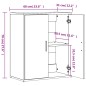 vidaXL Sideboards 2 Stk. Braun Eichen-Optik 60x31x70 cm Holzwerkstoff vidaXL Sideboards 2 Stk. Braun Eichen-Optik 60x31x70 cm Holzwerkstoff