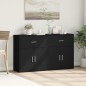 vidaXL Sideboards 2 Stk. Schwarz 60x31x70 cm Holzwerkstoff vidaXL Sideboards 2 Stk. Schwarz 60x31x70 cm Holzwerkstoff
