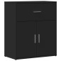 vidaXL Sideboards 2 Stk. Schwarz 60x31x70 cm Holzwerkstoff vidaXL Sideboards 2 Stk. Schwarz 60x31x70 cm Holzwerkstoff
