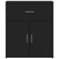 vidaXL Sideboards 2 Stk. Schwarz 60x31x70 cm Holzwerkstoff vidaXL Sideboards 2 Stk. Schwarz 60x31x70 cm Holzwerkstoff
