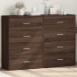 vidaXL Sideboards 2 Stk. Braun Eichen-Optik 60x31x84 cm Holzwerkstoff vidaXL Sideboards 2 Stk. Braun Eichen-Optik 60x31x84 cm Holzwerkstoff
