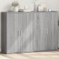 vidaXL Sideboards 2 Stk. Grau Sonoma 60x31x84 cm Holzwerkstoff vidaXL Sideboards 2 Stk. Grau Sonoma 60x31x84 cm Holzwerkstoff