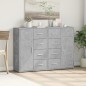 vidaXL Sideboards 2 Stk. Betongrau 60x31x84 cm Holzwerkstoff vidaXL Sideboards 2 Stk. Betongrau 60x31x84 cm Holzwerkstoff