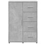 vidaXL Sideboards 2 Stk. Betongrau 60x31x84 cm Holzwerkstoff vidaXL Sideboards 2 Stk. Betongrau 60x31x84 cm Holzwerkstoff