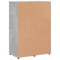 vidaXL Sideboards 2 Stk. Betongrau 60x31x84 cm Holzwerkstoff vidaXL Sideboards 2 Stk. Betongrau 60x31x84 cm Holzwerkstoff