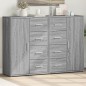 vidaXL Sideboards 2 Stk. Grau Sonoma 60x31x84 cm Holzwerkstoff vidaXL Sideboards 2 Stk. Grau Sonoma 60x31x84 cm Holzwerkstoff