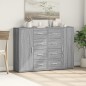 vidaXL Sideboards 2 Stk. Grau Sonoma 60x31x84 cm Holzwerkstoff vidaXL Sideboards 2 Stk. Grau Sonoma 60x31x84 cm Holzwerkstoff