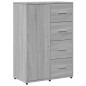 vidaXL Sideboards 2 Stk. Grau Sonoma 60x31x84 cm Holzwerkstoff vidaXL Sideboards 2 Stk. Grau Sonoma 60x31x84 cm Holzwerkstoff