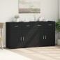vidaXL Sideboards 2 Stk. Schwarz 79x38x80 cm Holzwerkstoff vidaXL Sideboards 2 Stk. Schwarz 79x38x80 cm Holzwerkstoff