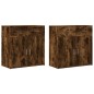 vidaXL Sideboards 2 Stk. Räuchereiche 79x38x80 cm Holzwerkstoff vidaXL Sideboards 2 Stk. Räuchereiche 79x38x80 cm Holzwerkstoff