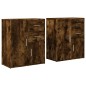 vidaXL Sideboards 2 Stk. Räuchereiche 60x31x70 cm Holzwerkstoff vidaXL Sideboards 2 Stk. Räuchereiche 60x31x70 cm Holzwerkstoff