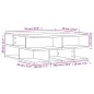 vidaXL Couchtisch Sonoma-Eiche 70x70x29 cm Holzwerkstoff vidaXL Couchtisch Sonoma-Eiche 70x70x29 cm Holzwerkstoff