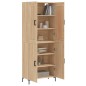 Highboard Sonoma-Eiche 69,5x34x180 cm Holzwerkstoff Highboard Sonoma-Eiche 69,5x34x180 cm Holzwerkstoff