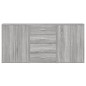 vidaXL Sideboards 3 Stk. Grau Sonoma 60x31x84 cm Holzwerkstoff vidaXL Sideboards 3 Stk. Grau Sonoma 60x31x84 cm Holzwerkstoff