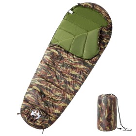 vidaXL Mumienschlafsack für Erwachsene Camping 3 Jahreszeiten