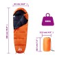 vidaXL Mumienschlafsack für Erwachsene Camping 3 Jahreszeiten vidaXL Mumienschlafsack für Erwachsene Camping 3 Jahreszeiten