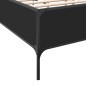 vidaXL Bettgestell Schwarz 160x200 cm Holzwerkstoff und Metall vidaXL Bettgestell Schwarz 160x200 cm Holzwerkstoff und Metall