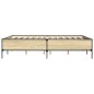 vidaXL Bettgestell Sonoma-Eiche 150x200 cm Holzwerkstoff und Metall vidaXL Bettgestell Sonoma-Eiche 150x200 cm Holzwerkstoff und Metall