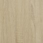 vidaXL Bettgestell Sonoma-Eiche 150x200 cm Holzwerkstoff und Metall vidaXL Bettgestell Sonoma-Eiche 150x200 cm Holzwerkstoff und Metall