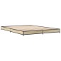 vidaXL Bettgestell Sonoma-Eiche 120x190 cm Holzwerkstoff und Metall vidaXL Bettgestell Sonoma-Eiche 120x190 cm Holzwerkstoff und Metall