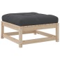 vidaXL 8-tlg. Garten-Sofagarnitur mit Kissen Massivholz Kiefer vidaXL 8-tlg. Garten-Sofagarnitur mit Kissen Massivholz Kiefer
