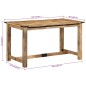vidaXL Esstisch 140x70x75 cm Massivholz Mango vidaXL Esstisch 140x70x75 cm Massivholz Mango