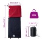 vidaXL Schlafsack für Erwachsene Camping 3 Jahreszeiten vidaXL Schlafsack für Erwachsene Camping 3 Jahreszeiten