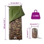 vidaXL Schlafsack für Erwachsene Camping 3 Jahreszeiten vidaXL Schlafsack für Erwachsene Camping 3 Jahreszeiten