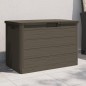 vidaXL Outdoor-Kissenbox Braun 77,5x44,5x53 cm Polypropylen vidaXL Outdoor-Kissenbox Braun 77,5x44,5x53 cm Polypropylen