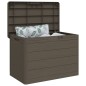 vidaXL Outdoor-Kissenbox Braun 77,5x44,5x53 cm Polypropylen vidaXL Outdoor-Kissenbox Braun 77,5x44,5x53 cm Polypropylen