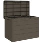vidaXL Outdoor-Kissenbox Braun 77,5x44,5x53 cm Polypropylen vidaXL Outdoor-Kissenbox Braun 77,5x44,5x53 cm Polypropylen