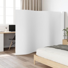 vidaXL Paravent Weiß 165x800 cm Bambus