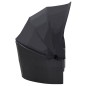 vidaXL Outdoor-Loungebett mit Dach Poly Rattan Schwarz vidaXL Outdoor-Loungebett mit Dach Poly Rattan Schwarz
