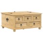 vidaXL Truhe Corona 90x78x45 cm Massivholz Kiefer vidaXL Truhe Corona 90x78x45 cm Massivholz Kiefer