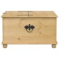 vidaXL Truhe Corona 90x78x45 cm Massivholz Kiefer vidaXL Truhe Corona 90x78x45 cm Massivholz Kiefer