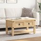 vidaXL Couchtisch mit Schubladen Corona 85x50x45 cm Massivholz Kiefer vidaXL Couchtisch mit Schubladen Corona 85x50x45 cm Massivholz Kiefer