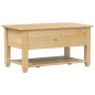 vidaXL Couchtisch mit Schubladen Corona 85x50x45 cm Massivholz Kiefer vidaXL Couchtisch mit Schubladen Corona 85x50x45 cm Massivholz Kiefer