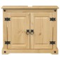 vidaXL Waschbeckenunterschrank Corona 73x33x60 cm Massivholz Kiefer vidaXL Waschbeckenunterschrank Corona 73x33x60 cm Massivholz Kiefer