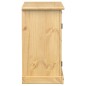 vidaXL Waschbeckenunterschrank Corona 73x33x60 cm Massivholz Kiefer vidaXL Waschbeckenunterschrank Corona 73x33x60 cm Massivholz Kiefer