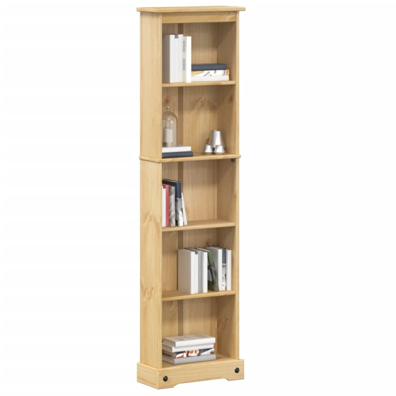 vidaXL Bücherregal Corona 46x20x170 cm Massivholz Kiefer vidaXL Bücherregal Corona 46x20x170 cm Massivholz Kiefer