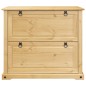 vidaXL Schuhschrank Corona 99x32x85 cm Massivholz Kiefer vidaXL Schuhschrank Corona 99x32x85 cm Massivholz Kiefer