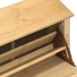 vidaXL Schuhschrank Corona 99x32x85 cm Massivholz Kiefer vidaXL Schuhschrank Corona 99x32x85 cm Massivholz Kiefer