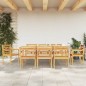 vidaXL 9-tlg. Garten-Essgruppe Massivholz Teak vidaXL 9-tlg. Garten-Essgruppe Massivholz Teak