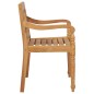 vidaXL 9-tlg. Garten-Essgruppe Massivholz Teak vidaXL 9-tlg. Garten-Essgruppe Massivholz Teak