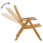 vidaXL Gartenstühle mit Kissen 2 Stk. Massivholz Teak vidaXL Gartenstühle mit Kissen 2 Stk. Massivholz Teak