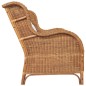vidaXL 2-Sitzer-Sofa Hellbraun Natürliches Rattan und Leinen vidaXL 2-Sitzer-Sofa Hellbraun Natürliches Rattan und Leinen